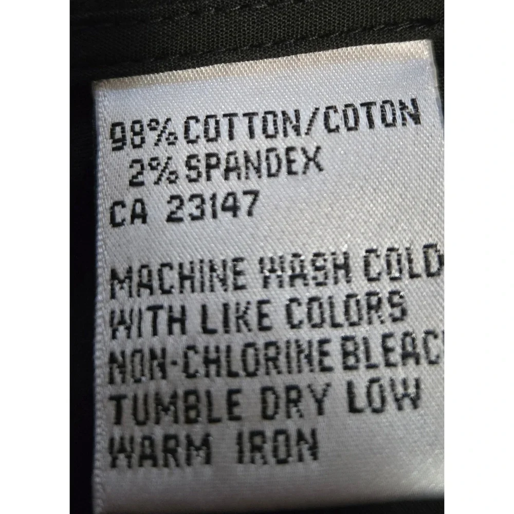 Talbots Black Sailor Button Stretch Cotton Capri's‎ Women's Sz 20 Nautical